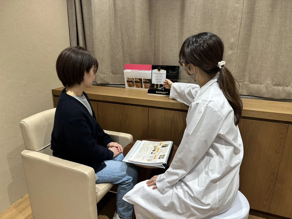 医師によるカウンセリングの様子