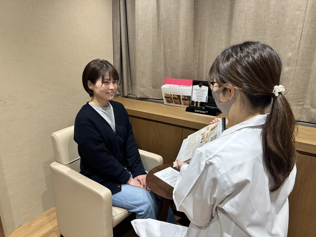 医師によるカウンセリングの様子